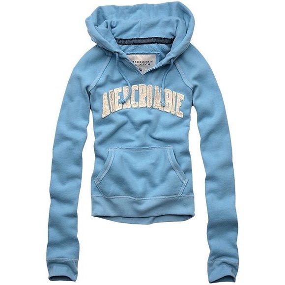 Vintage Y2K Abercrombie & Fitch Logo Embroidered Hoodie Size Medium